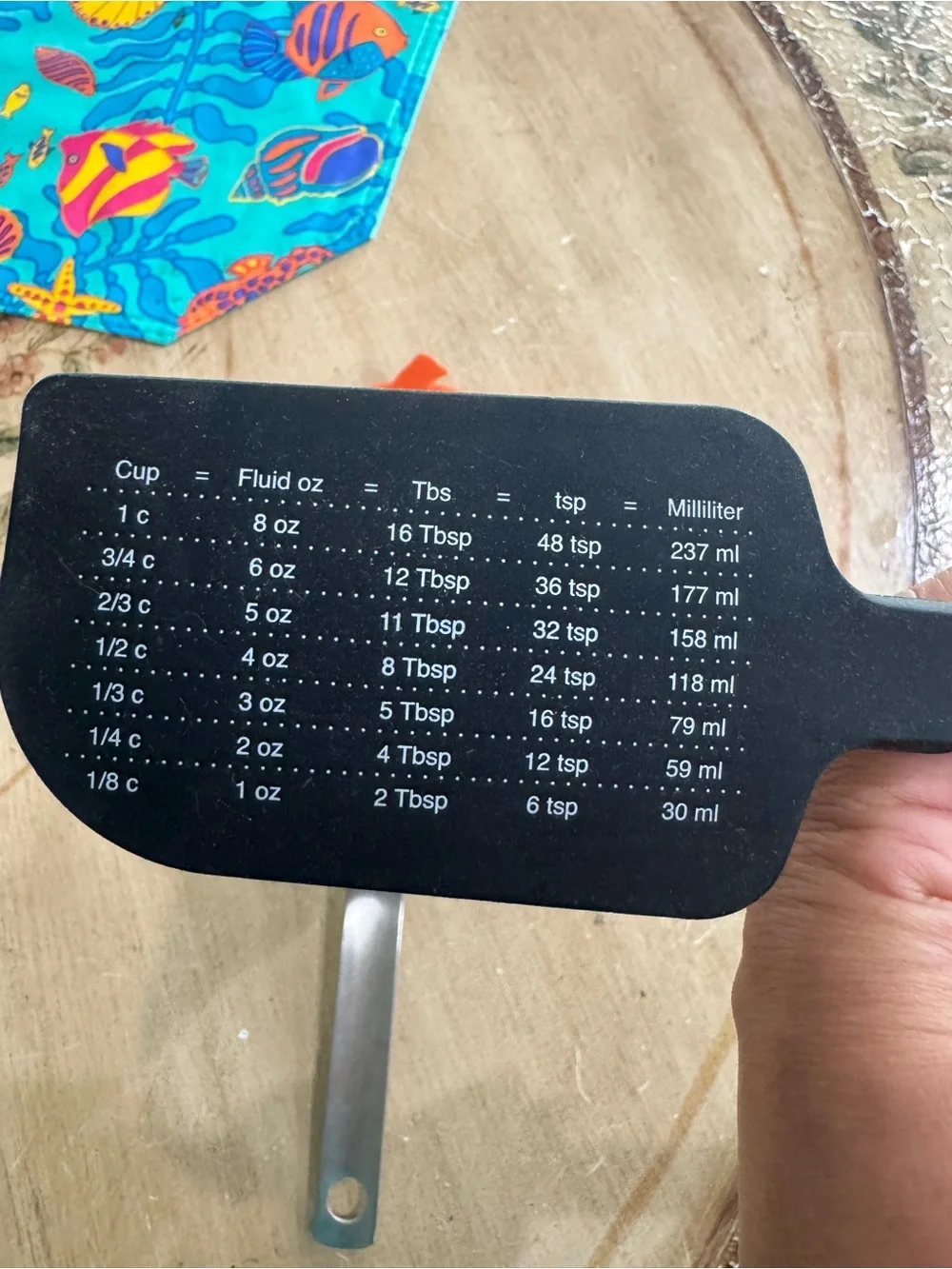 Pair of Halloween baking cooking utensils spatula pancakes eggs spooky pumpkin